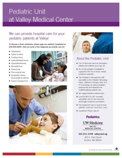 Valley Medical Center | Pediatric Unit