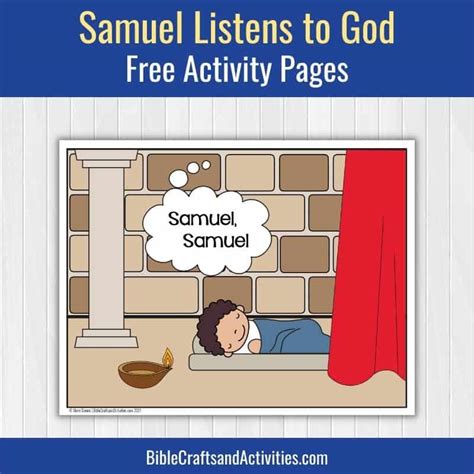 Samuel Listens to God | Teach with Engaging and Easy to Use Printables ...