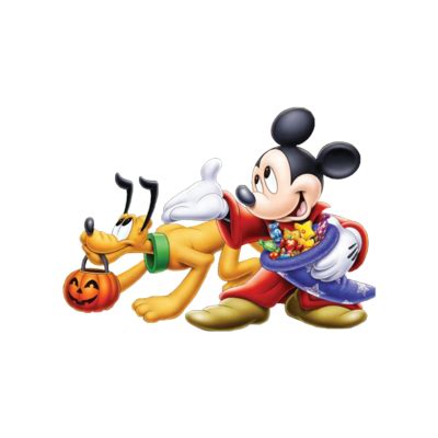 PSD Detail | Mickey Mouse & Pluto Halloween | Official PSDs