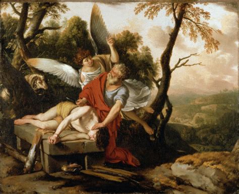 Laurent de La Hyre, The Sacrifice of Isaac, c. 1650, Oil on canvas ...