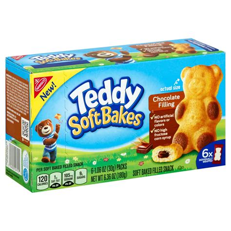 Nabisco Teddy Grahams Soft Bakes Chocolate Filling Snacks - Shop ...