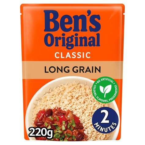 Ben's Original Classic Long Grain 220g | Rice, Grains & Pulses ...