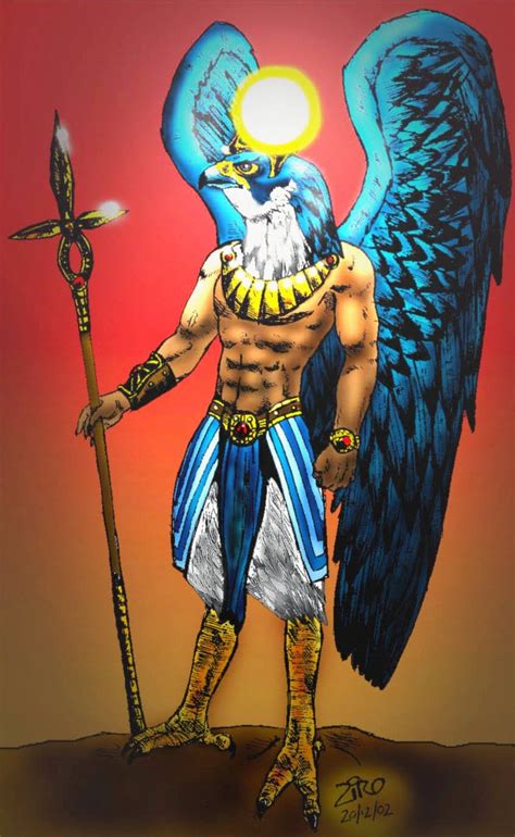 Dioses Egipcios Maristas Sarriguren 2º ESO: Horus, dios del cielo