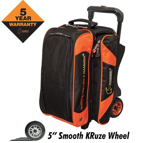 Hammer Premium Two Ball Roller Bowling Bag Black/Orange - Walmart.com