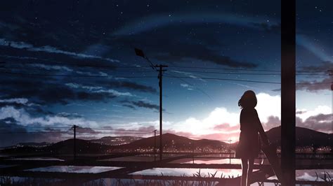 3840x2160 Anime Girl Alone 4k Hd 4k Wallpapers Images Backgrounds ...