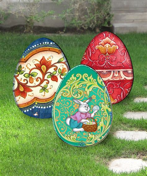 30+ Easter Egg Outdoor Decorations - DECOOMO