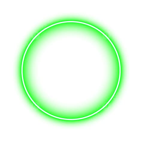 Green Neon Circle Frame, Green Neon, Neon Circle, Green Neon Circle PNG ...