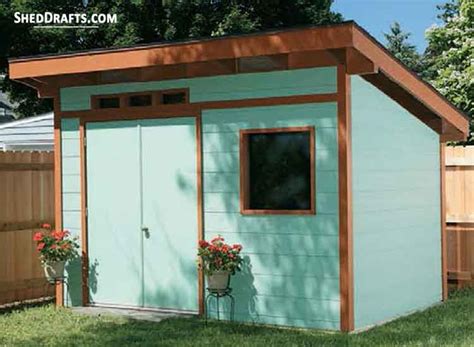 Lean To Shed Plans Blueprints With Materials List