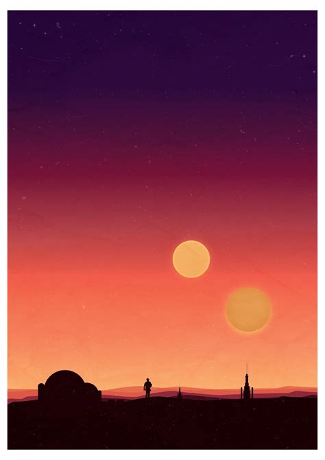 Binary Sunset Minimalist Wallpapers - Wallpaper Cave