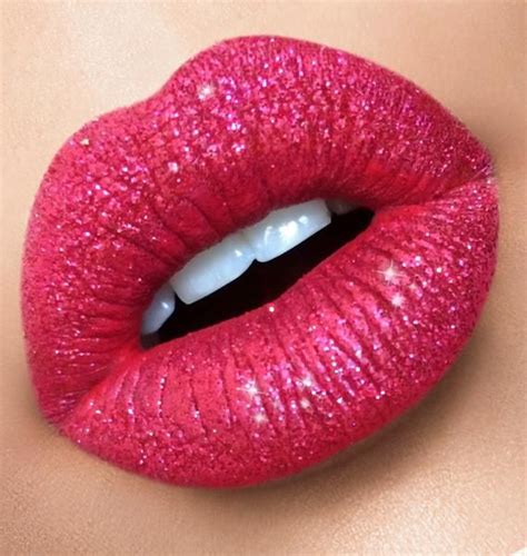 Holiday Red glitter lip collection/ boss lady & red glitter | Glitter ...