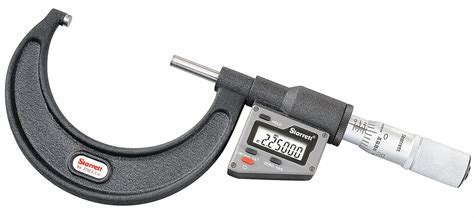 STARRETT Digital Outside Micrometer: 2 in to 3 in/50 to 76 mm Range, ±0 ...