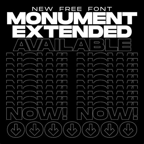 Monument extended by Pangram Pangram Monaco, Typo Poster, Logo Project ...