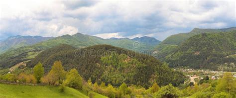 Vrancea mountains panorama stock photo. Image of bright - 37122000