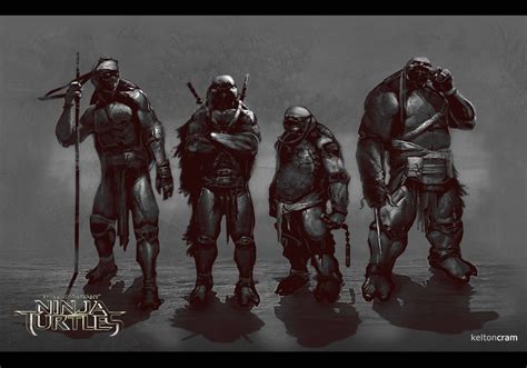 Teenage Mutant Ninja Turtles Concept Art is Nightmarish