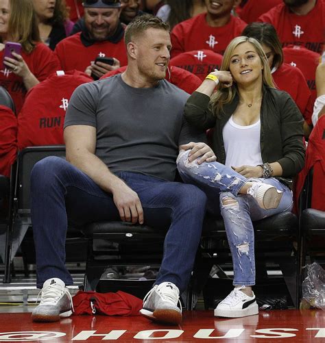 J.J. Watt, girlfriend Kealia Ohai draw attention at Rockets game ...