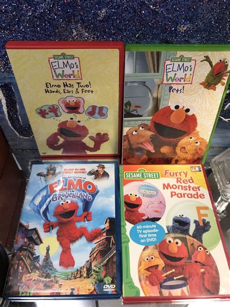 LOT OF 15 Sesame Street Elmo DVD, Including CinderElmo, 40% OFF