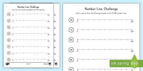 Number Line Challenge Activity (Teacher-Made) - Twinkl