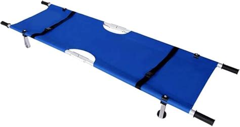 Foldable Portable Stretcher with 2 Wheels Emergency Rescue Medical ...