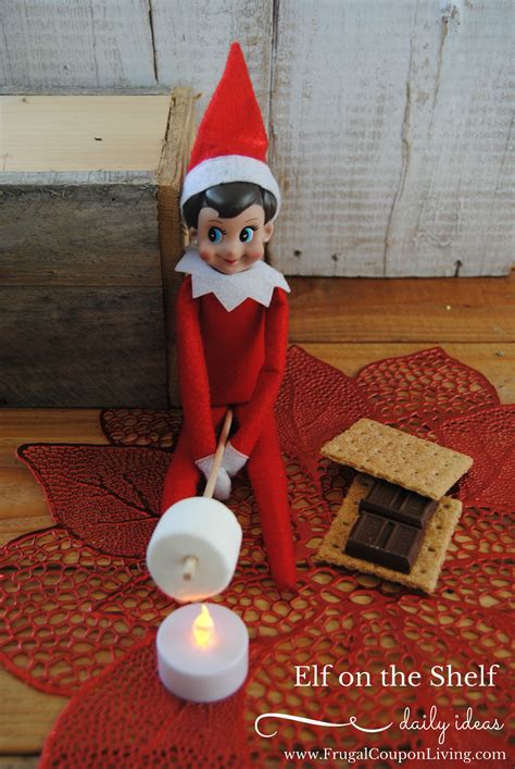 Elf on the Shelf Ideas | Elf Makes S'Mores