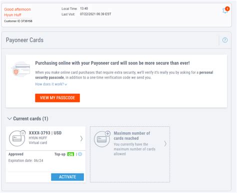 How to Activate My Payoneer Card - Payoneer Blog