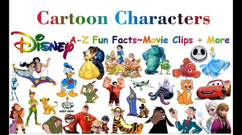 Cartoon Characters Pictures With Names