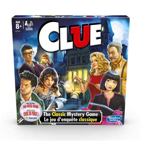 Clue Board Game; Features Fan Voted Room | Walmart Canada