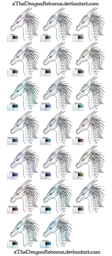 Canon IceWings Reference Sheet by xTheDragonRebornx on DeviantArt in ...