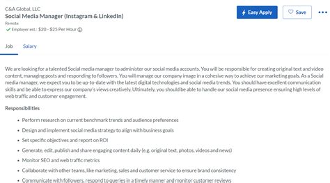 Social Media Manager Job Description (With Examples) – Forbes Advisor