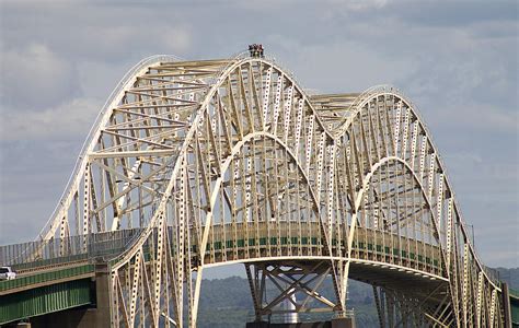 Sault Ste Marie International Bridge Arch Photograph by Danielle Allard ...