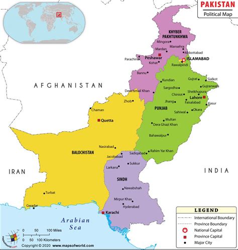 List the Cities in Pakistan