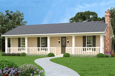 House Plan 048-00266 - Ranch Plan: 1,365 Square Feet, 3 Bedrooms, 2 ...