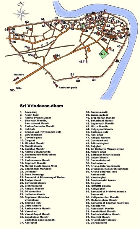 Vrindavan Map