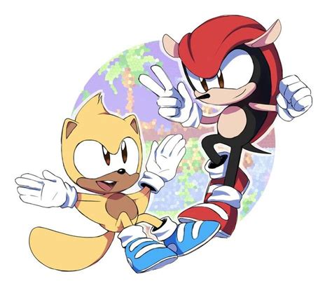 Ray and mighty | Classic sonic, Sonic fan art, Sonic art