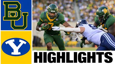 Baylor vs BYU Highlights | College Football Week 2 | 2022 College ...