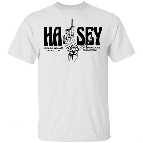 Halsey Merch From The Badlands With Love Halsey T-Shirt - Tipatee