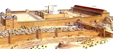 THE GREAT TEMPLE IN JERUSALEM, BUILT BY KING HEROD