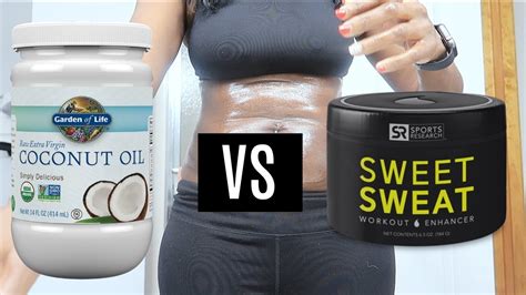 HOW TO LOSE WATER WEIGHT FAST COCONUT OIL VS SWEET SWEAT - YouTube