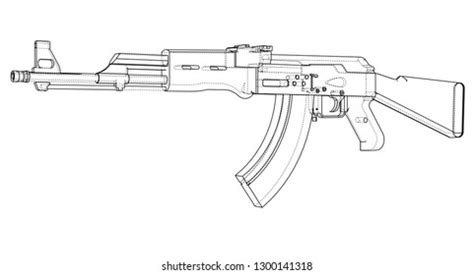 12,338 Machine Gun Drawing Images, Stock Photos, and Vectors | Shutterstock