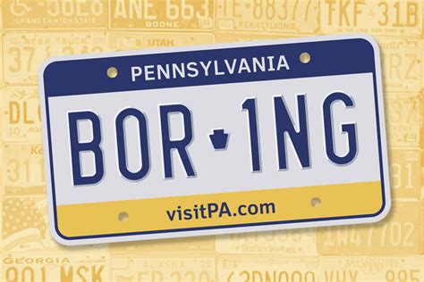 Other States Have Cool License Plates. Why Can’t Pennsylvania?