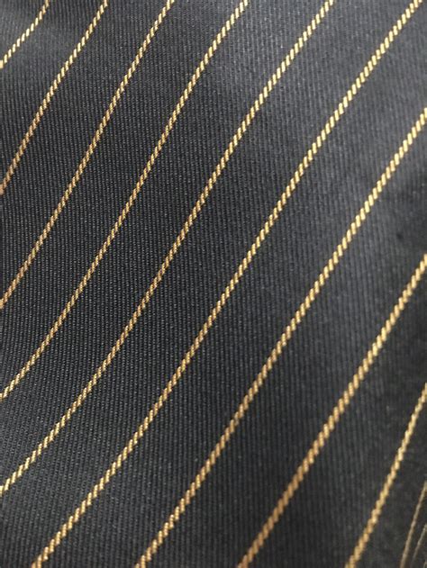 Gold Pinstripe Suit Fabric Cashmere Wool Linen | Etsy