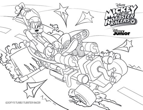 Printable Mickey Mouse Roadster Racers Coloring Pages - Printable Word ...