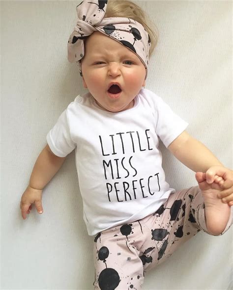 2019 Cute Summer Baby Girl Clothes Set Cotton short sleeve T shirt ...