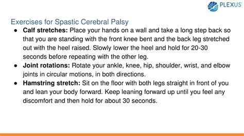 PPT - Exercises For Spastic Cerebral Palsy_ An Overview PowerPoint ...