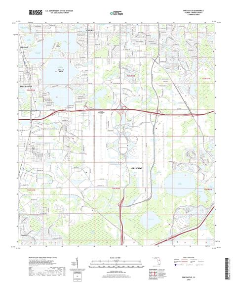 MyTopo Pine Castle, Florida USGS Quad Topo Map