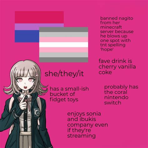 here's some chiaki nanami headcanons! :D | Danganronpa, Headcanon ...