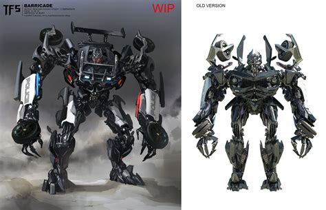 Transformers The Last Knight Concept Art: Cybertron, Barricade And ...