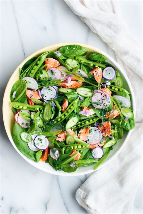 Super Simple Wild Salmon Spinach Salad with Lemon Dressing | Spinach ...