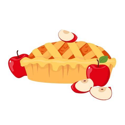 Premium Vector | APPLE PIE