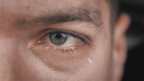 Eyes Close Looking Man Crying Videos: 4K and HD Video Clips