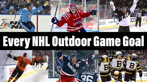 Every NHL Outdoor Game Goal - YouTube